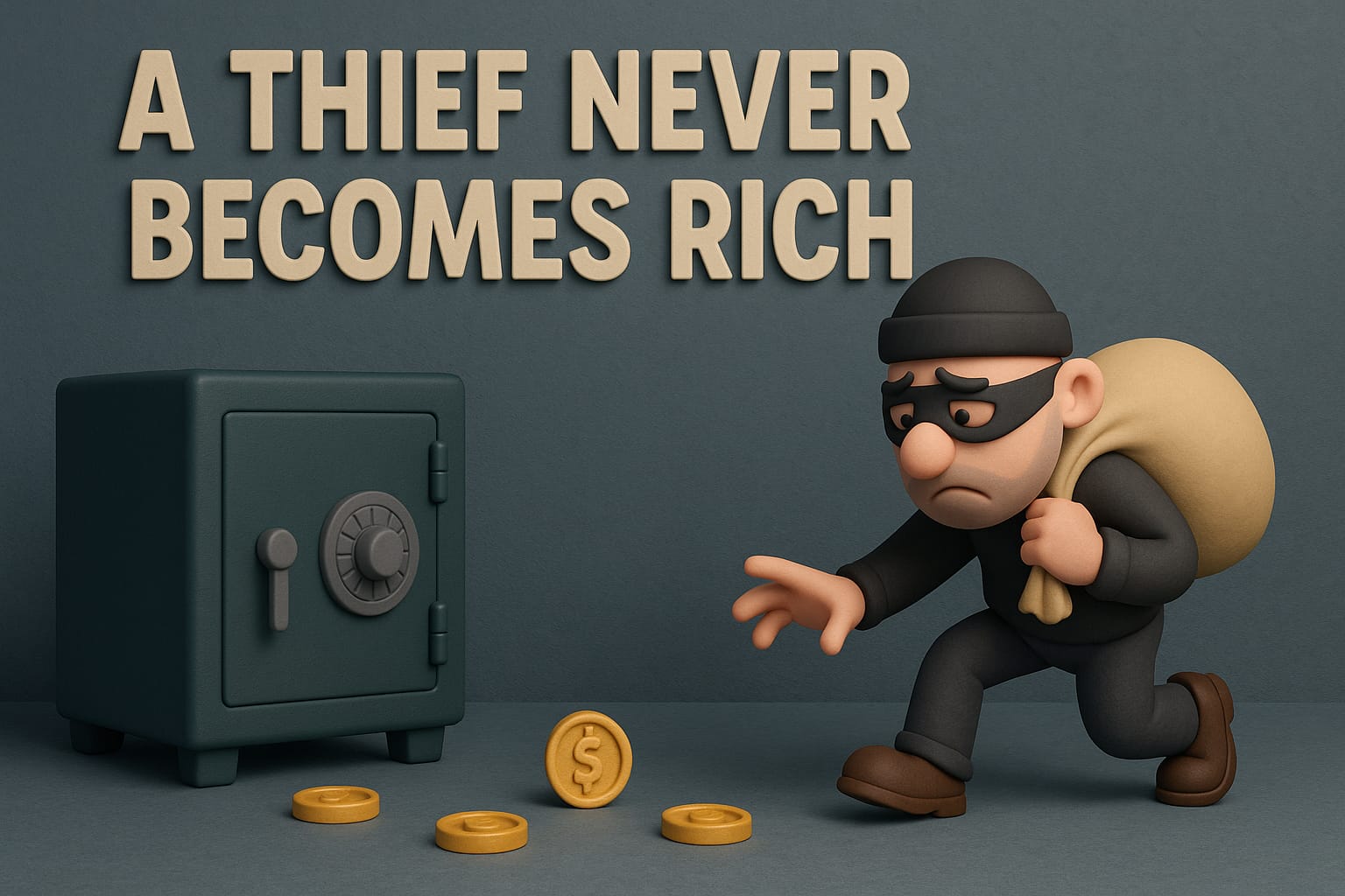 A Thief Never Becomes Rich