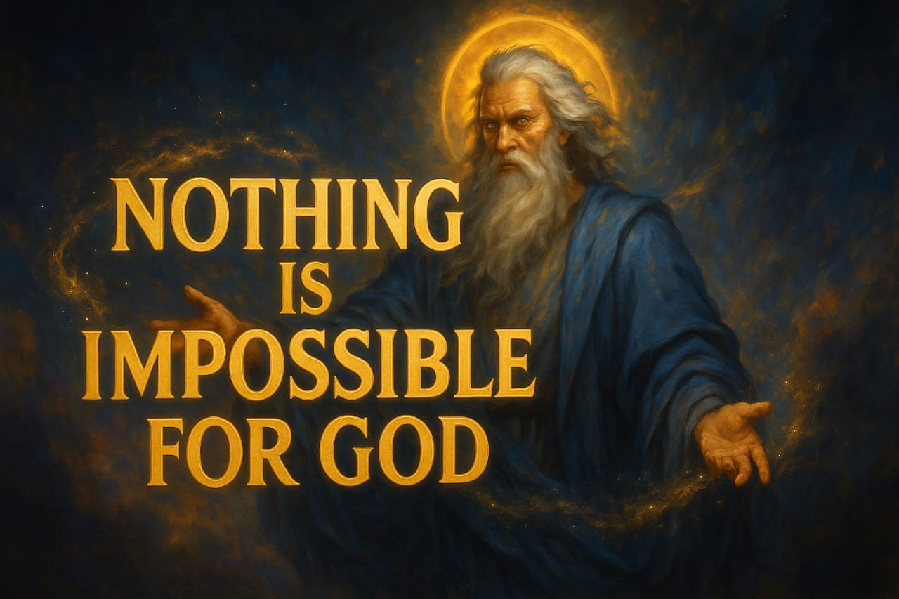 Nothing is impossible for god